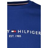 Tommy Hilfiger T-shirt Logo Mid Blauw