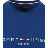 Tommy Hilfiger T-shirt Logo Mid Blauw