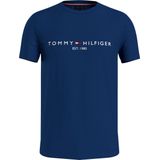 Tommy Hilfiger T-shirt Logo Mid Blauw