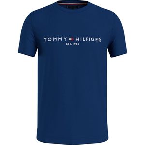 Tommy Hilfiger T-shirt Logo Mid Blauw