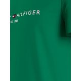 Tommy Hilfiger - Tommy Logo Tee - Sporthemd - Groen - XS