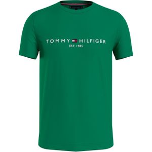 Tommy Hilfiger - Tommy Logo Tee - Sporthemd - Groen - XS