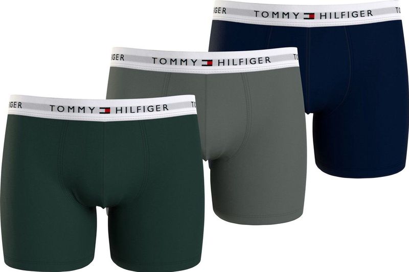 Tommy Hilfiger - Boxershort - Hunter/Stonewash Gr/Des Sky - 3P Set