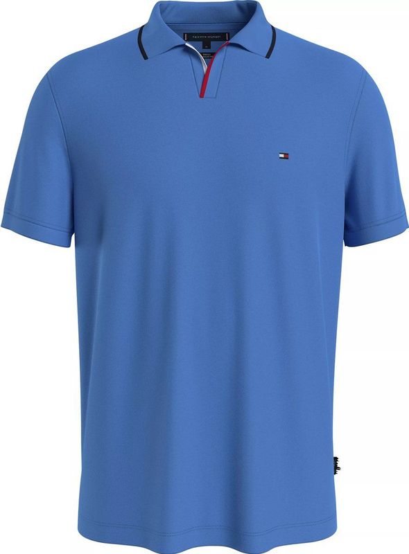 Tommy Hilfiger - RWB Getipt V Kraag Reg Polo - Blauw - Polo's