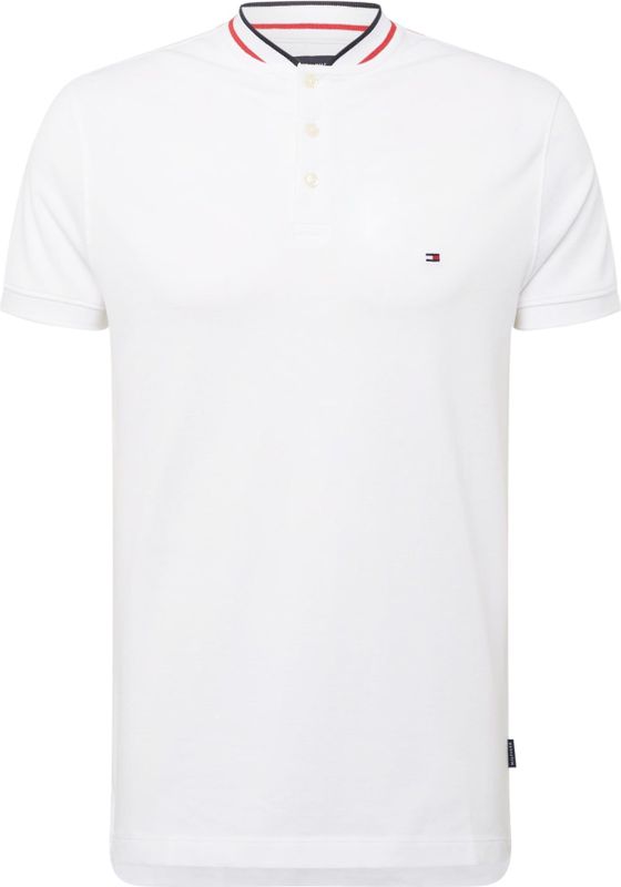 Tommy Hilfiger - MW0MW34752 - Poloshirt - Wit - Katoen - Korte Mouwen