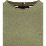 Tommy Hilfiger - Pullover - Groen - Biologisch Katoen