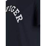 Tommy Hilfiger Hilfiger Arched Tee - heren T-shirt korte mouw O-hals - donkerblauw