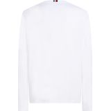 Tommy Hilfiger - Chest Hilfiger 85 Tee - Heren T-shirt - Wit - Korte Mouw - O-hals