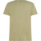 Tommy Hilfiger Hilfiger Arched Tee - heren T-shirt korte mouw O-hals - licht olijfgroen