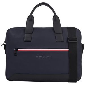 Tommy Hilfiger TH Ess Koffer 37.5 cm Laptop compartiment space blue