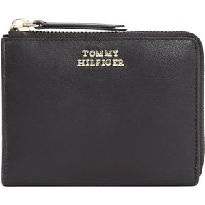 Tommy Hilfiger Hilfiger Leather Portemonnee Leer 13 cm black