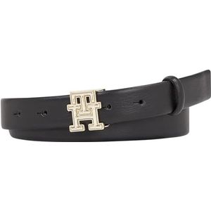 Tommy Hilfiger TH Logo Bombe 2.5 Riem Leer black 85 cm