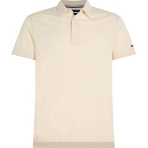 Tommy Hilfiger Dc Es Mercerized Pique Slim Polo, heren poloshirt, beige
