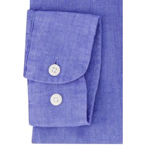 Linnen Tommy Hilfiger regular fit overhemd lichtblauw