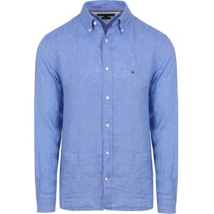 Tommy Hilfiger Casual hemd lange mouw Blauw Pigment Dyed LI Solid RF Shirt MW0MW34602/C30