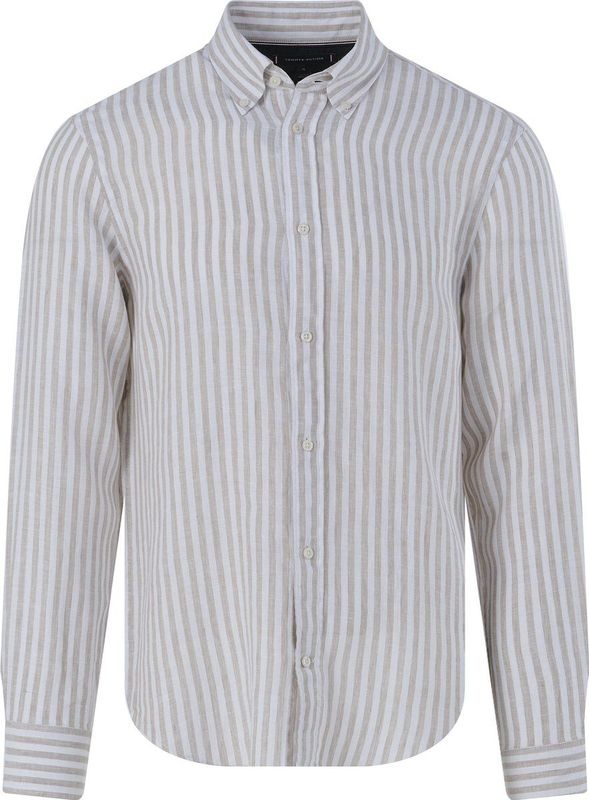 Tommy Hilfiger - Overhemden - Beige - Linnen
