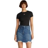 TOMMY HILFIGER - DW0DW17881 - T-shirt - Effen - Dames