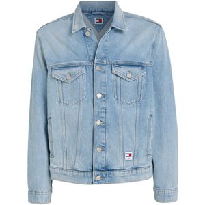 Tommy Hilfiger - Lichtblauw Denimjack - Heren - Denim - Met Logo