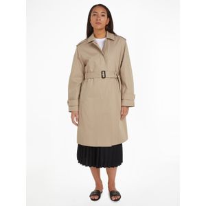 Tommy Hilfiger Trenchcoat "COTTON SB BELTED COAT", mit geknöpften Schulterträgern