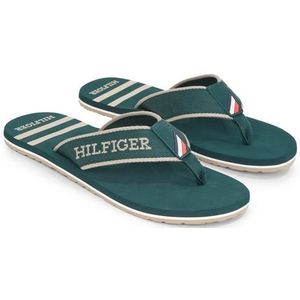 Tommy Hilfiger Sportieve Hilfiger Beach Sandal Flip Flop, Hunter, 8 UK, Jager, 42 EU