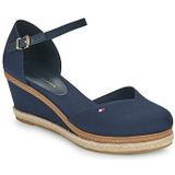 Sandalen met sleehak, Basic TOMMY HILFIGER. Canvas materiaal. Maten 37. Blauw kleur