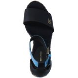 Tommy Hilfiger Satijnen Espadrilles Donkerblauw