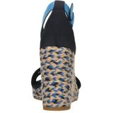Tommy Hilfiger Satijnen Espadrilles Donkerblauw
