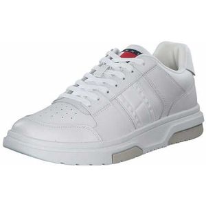 Tommy Jeans Leren Sneakers Wit