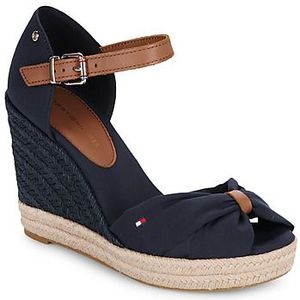 Tommy Hilfiger  BASIC OPEN TOE HIGH WEDGE  sandalen  dames Marine