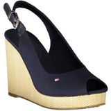 Tommy Hilfiger - Wedge - Blauw - Katoen/Leer