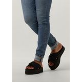 Tommy Jeans Tommy Jeans Lettering Flatform Slippers - Dames - Zwart