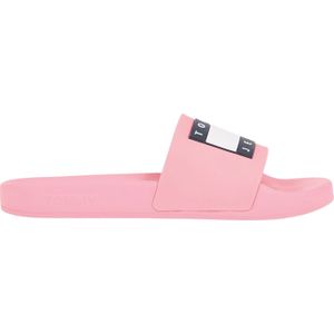 Pantoletten Tommy Jeans Tommy Jeans Flag Pool Slide Ess EN0EN02115 Rosa