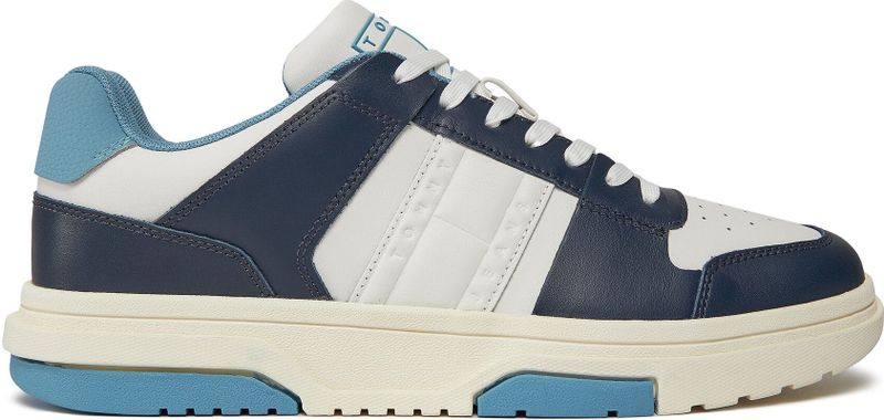 Tommy Jeans - Retro Leather Cupsole - Sneakers - Wit - Leer