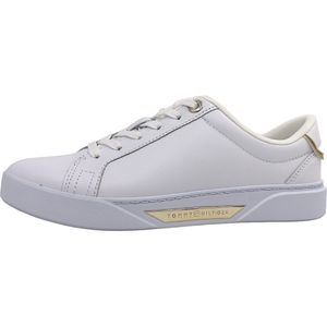Tommy Hilfiger Sneaker für Damen aus Italien, Spanien und Portugal für Damen, weiß, Gr. 41 EU