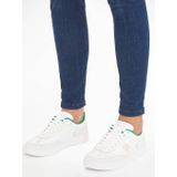 Tommy Hilfiger leren sneakers wit/groen