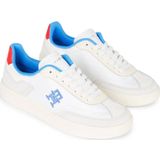 Tommy Hilfiger leren sneakers wit/blauw