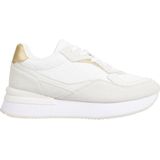 Tommy Hilfiger - Witte Vrijetijds Sneakers - Leer