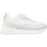 Tommy Hilfiger - Witte Vrijetijds Sneakers - Leer