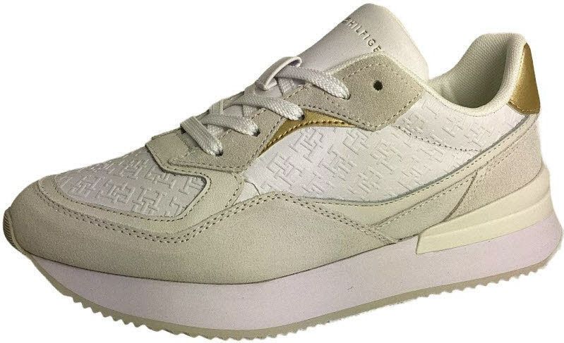 Tommy Hilfiger - Witte Vrijetijds Sneakers - Leer