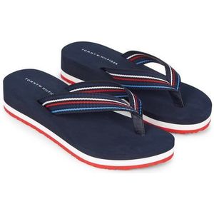 Tommy Hilfiger Teenslippers WEDGE STRIPES BEACH SANDAL