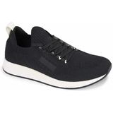 Tommy Jeans Tjm Verhoogd gangtapijt, gebreid, sneakers voor heren, Zwart