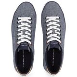 Tommy Hilfiger - Hi Vulc Chambray - Sneakers - Linnen - Blauw