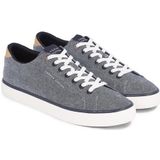 Tommy Hilfiger - Hi Vulc Chambray - Sneakers - Linnen - Blauw