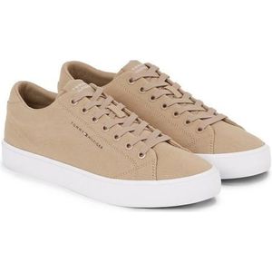 Sneakers in stof TOMMY HILFIGER. Katoen materiaal. Maten 44. Beige kleur