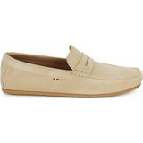 Tommy Hilfiger Heren Casual Hilfiger Suede Driver, Beige, 6.5 UK, Beige, 40 EU