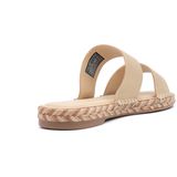 Tommy Hilfiger - Platte Espadrilles - Geel - Leer