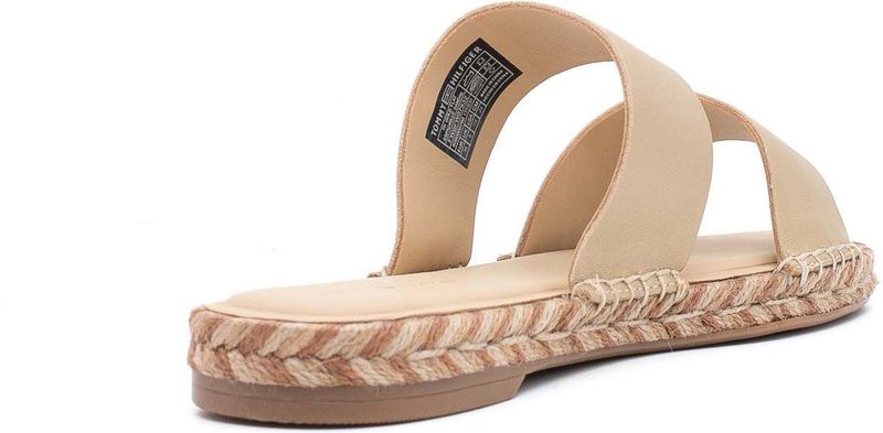 Tommy Hilfiger - Platte Espadrilles - Geel - Leer
