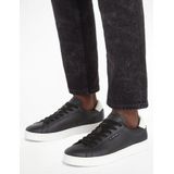 Tommy Jeans - Tjm Leather Low Cupsole - Casual Schoenen - Zwart - Leer