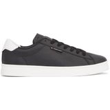 Tommy Jeans - Tjm Leather Low Cupsole - Casual Schoenen - Zwart - Leer