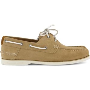 Bootschoenen in suèdeleer TOMMY HILFIGER. Leer materiaal. Maten 44. Beige kleur